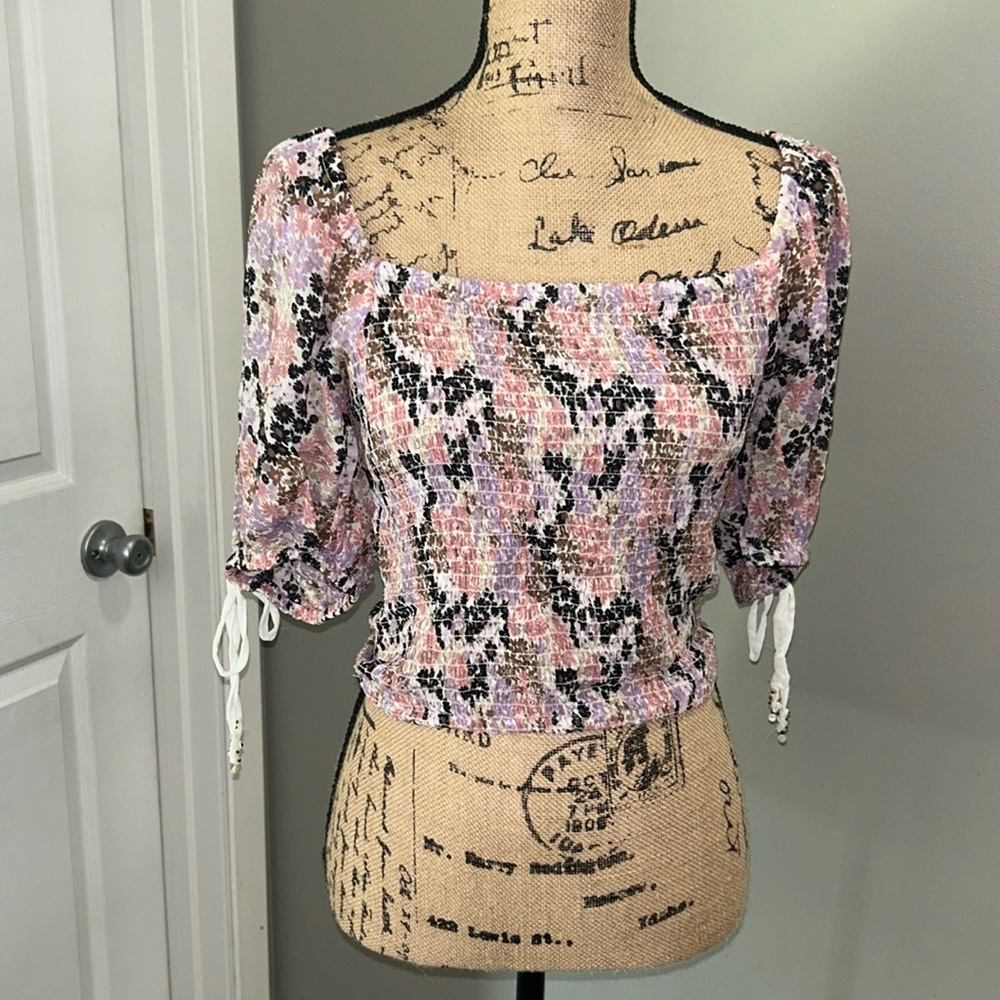 Free people crop blouse